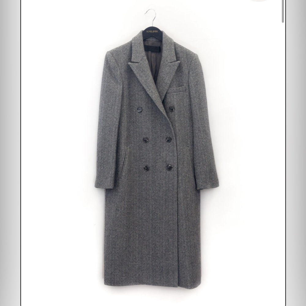 Jenni Kayne Herringbone Wool Cashmere Coat